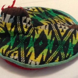 Vintage Embroidered Chicken Potholder